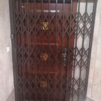 درب آکاردئونی طرح دو گل سه گل