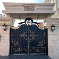 درب فرفورژه مدل گل آرا