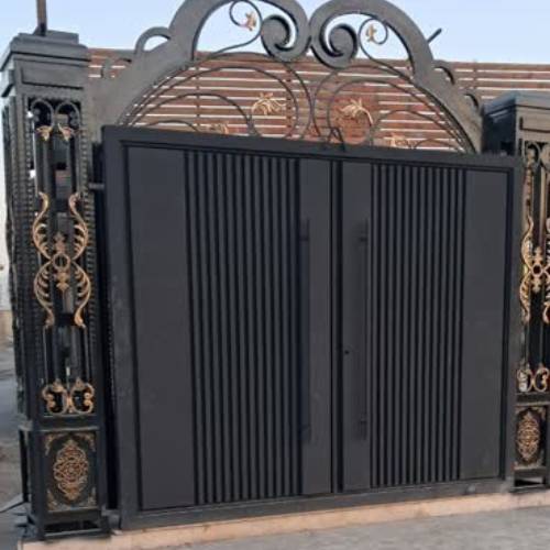 خرید درب حیاط دو لنگه