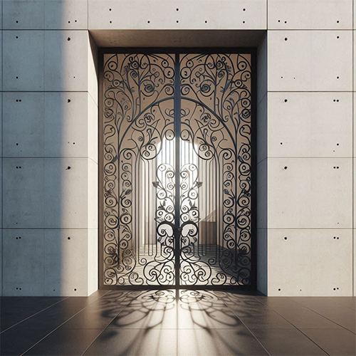 قیمت درب فرفورژه ورودی ساختمان