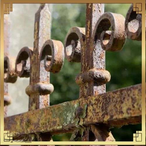 دلایل زنگ زدن درب حیاط