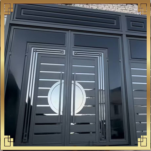 درب حیاط آهنی طرح CNC درب حیاط آهنی طرح CNC